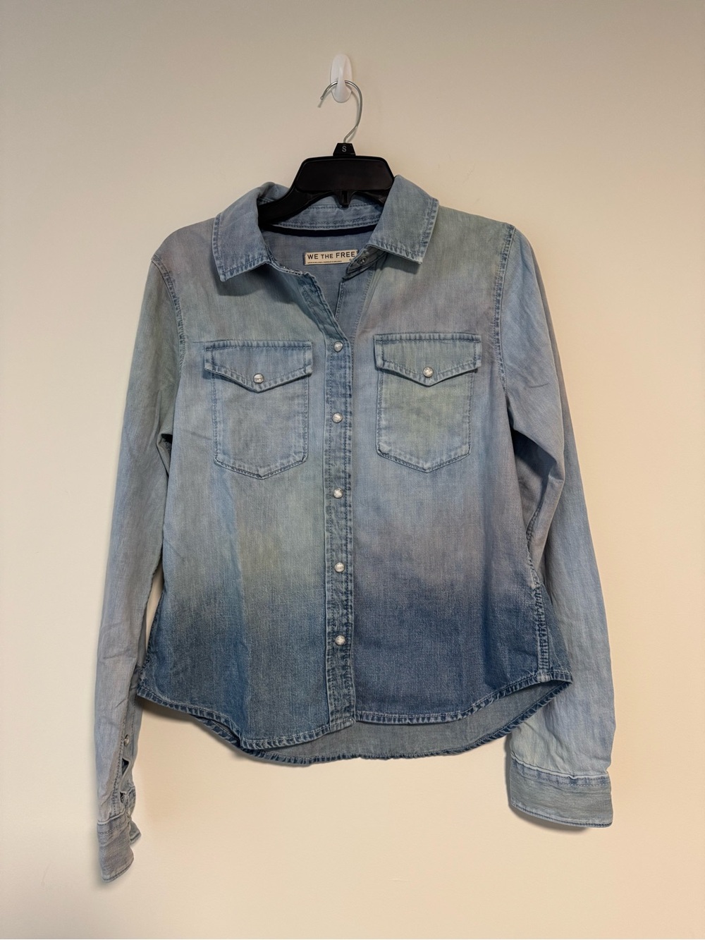 We The Free Art Class Button-Down Denim Shirt